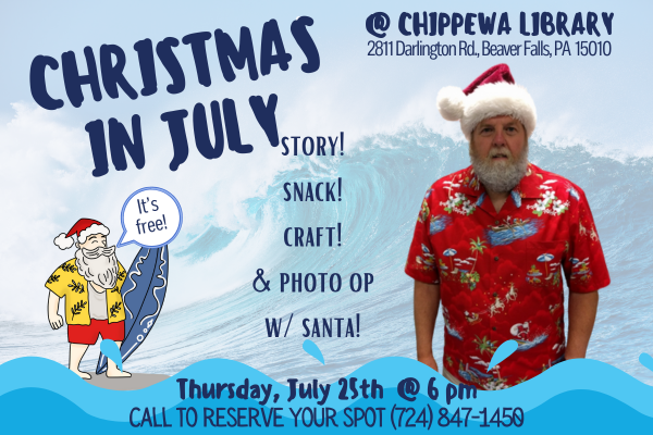 Christmas in July with SANTA