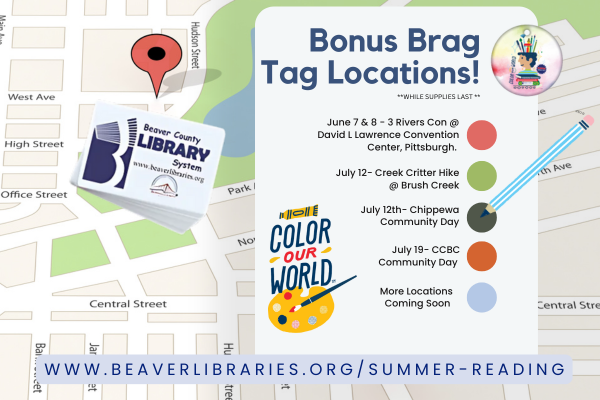 Bonus Brag Tag Locations