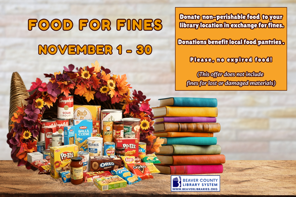 Food For Fines November 1-30