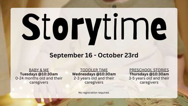 Storytime events