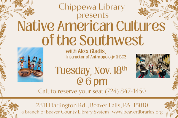 Native American Cultures of the Southwest with Alex Gladis